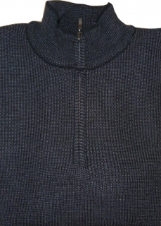 Pánský svetr šedý na zip, velikost M, Native SZ175-01