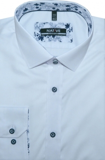Pánská košile (bílá) s dlouhým rukávem, vel. 39/40 - N185/410