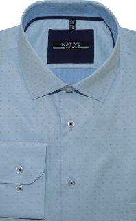 Pánská košile (modrá) s dlouhým rukávem, vel. 41/42 - N205/316