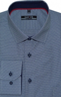 Pánská košile (modrá) Native s dlouhým rukávem, vel. 39/40 - N195/322