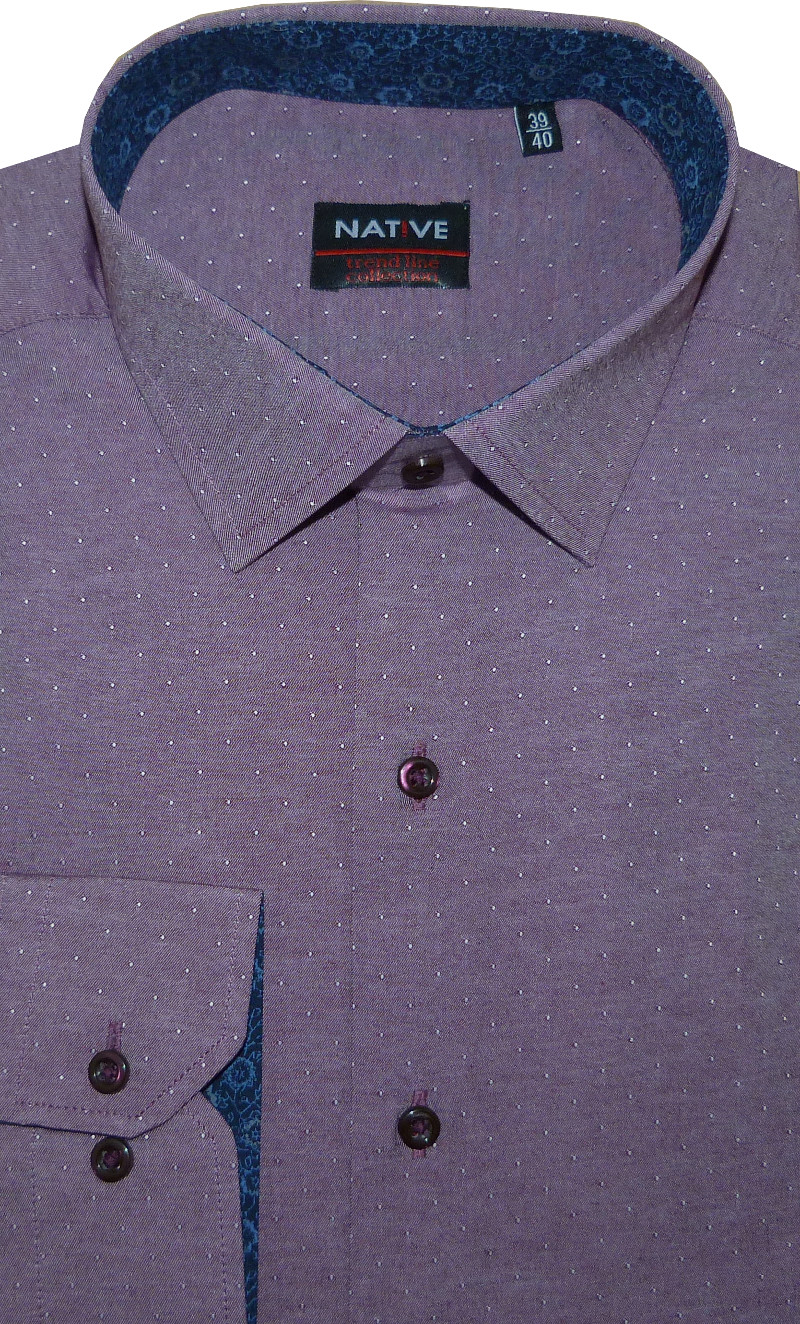 Nadměrná pánská košile (bodró) s dlouhým rukávem, vel. 49/50 - N185/103