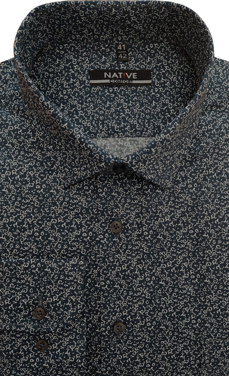 Nadměrná pánská košile (modrá), vel. 53/54 - N215/322