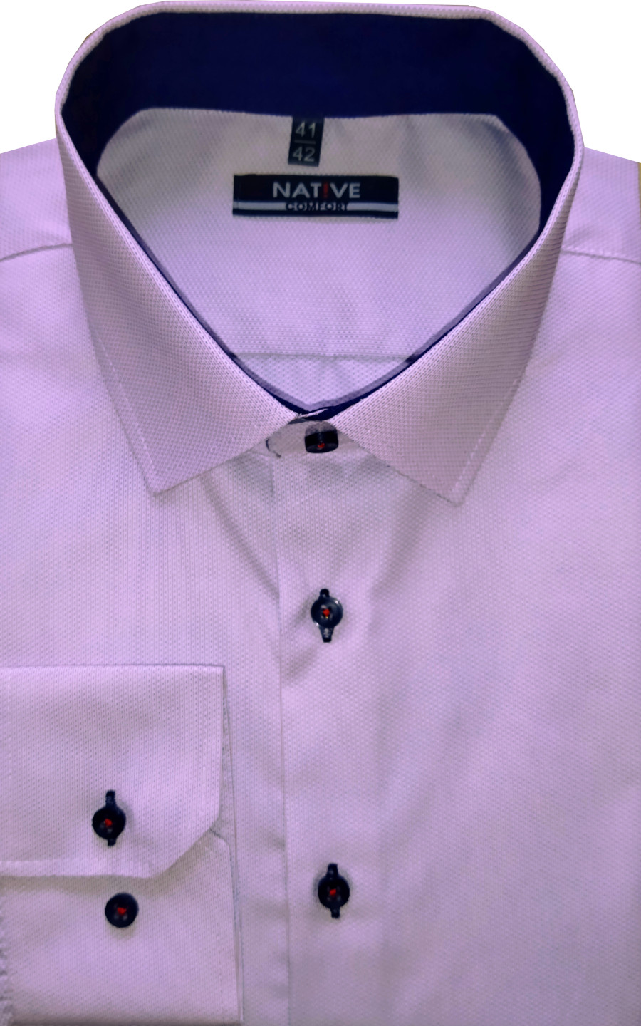 Nadměrná pánská košile s dlouhým rukávem, vel. 47/48 - N225/336