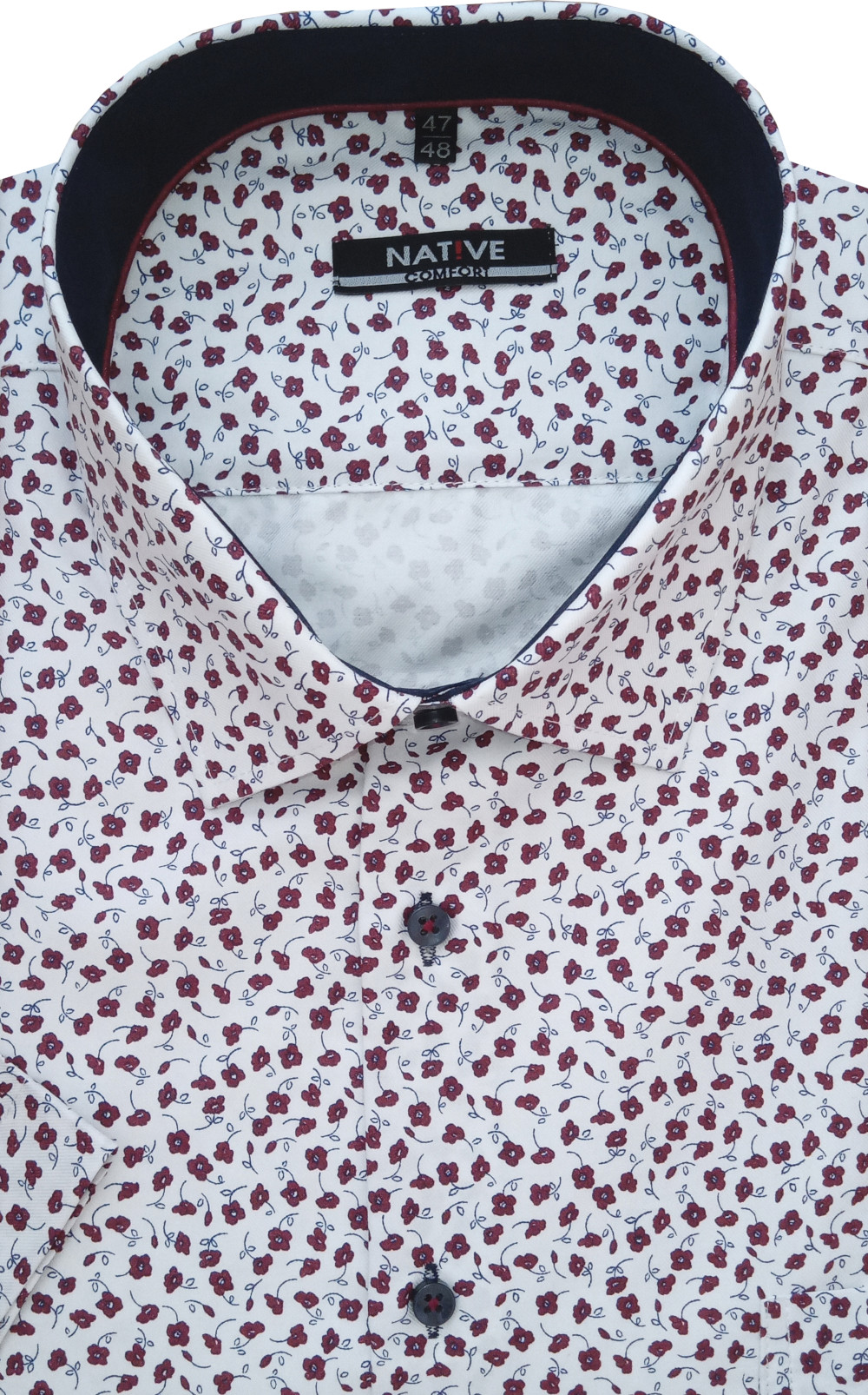 Nadměrná pánská košile s krátkým rukávem, vel. 51/52 - N230/320