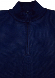 Pánský svetr modrý na zip, velikost XL, Native SZ175-02