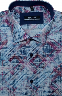 Pánská košile s krátkým rukávem, vel. 41/42 - Native N180/405