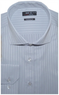 Nadměrná pánská košile (proužek) s dlouhým rukávem, vel. 47/48 - N155/311