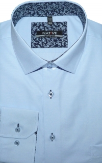 Pánská košile (modrá) Native s dlouhým rukávem, vel. 41/42 - N195/329