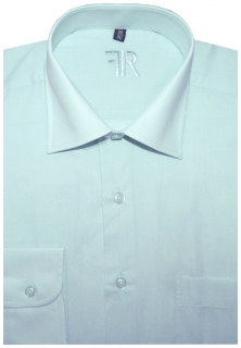 Pánská košile (mentolová) s dlouhým rukávem, vel. 41/42 - FR 051/102