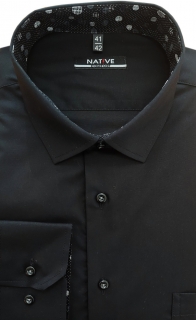 Nadměrná pánská košile (černá), vel. 49/50 - N215/313