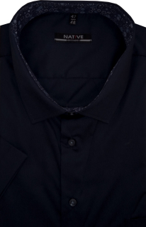 Nadměrná pánská košile (modrá) s krátkým rukávem, vel. 49/50 - N220/328