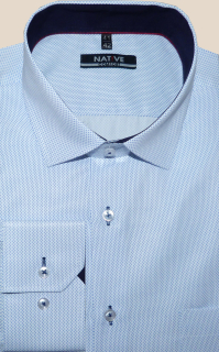 Košile Native (modrá) s dlouhým rukávem, vel. 43/44 - N235/353