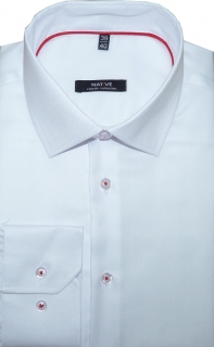 Pánská košile (bílá) s dlouhým rukávem, vel. 41/42 - N175/339