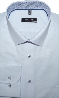 Pánská košile (bílá) Native s dlouhým rukávem, vel. 39/40 - N195/324