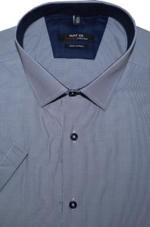 Pánská košile (modrá) s krátkým rukávem, vel. 39/40 - Native N160/010